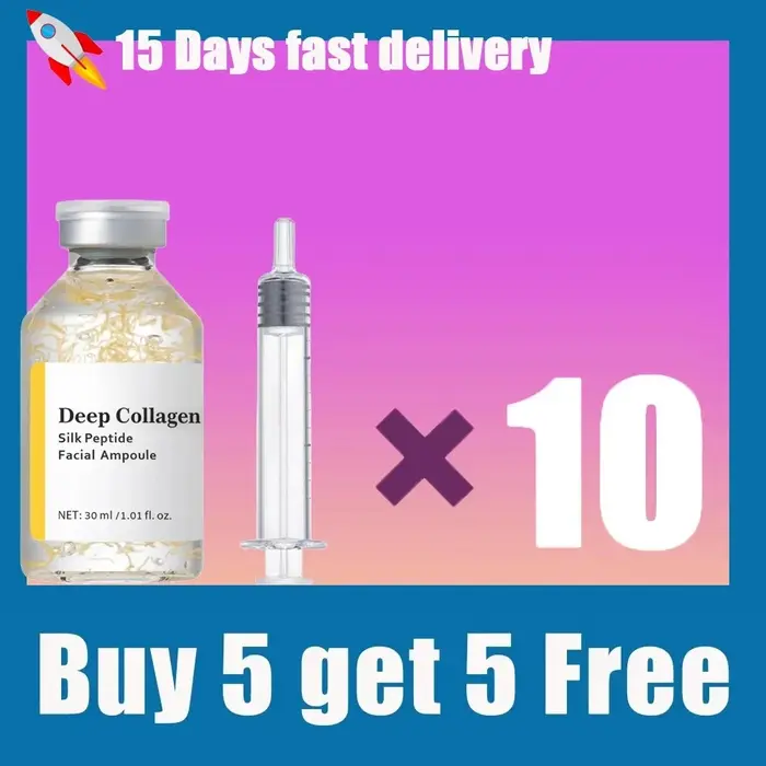 Ampoule de lifting intensif au peptide de soie | Sérum anti-âge pour le visage avec collagène et complexe de 30 peptides
