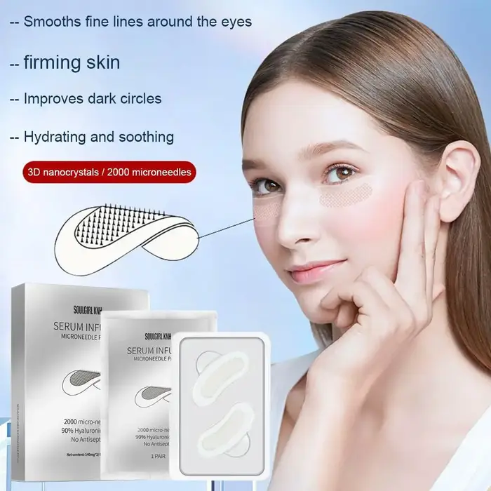 Patchs pour les yeux à l'acide hyaluronique hydratants