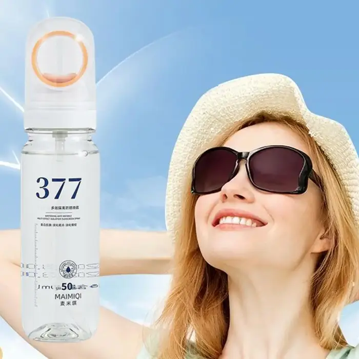 Spray de protection solaire blanchissant pour le visage
