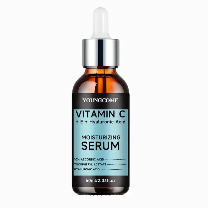 Sérum Visage à la Vitamine C 10% Acide Ascorbique avec Acide Hyaluronique et Vitamine E - Éclairciss