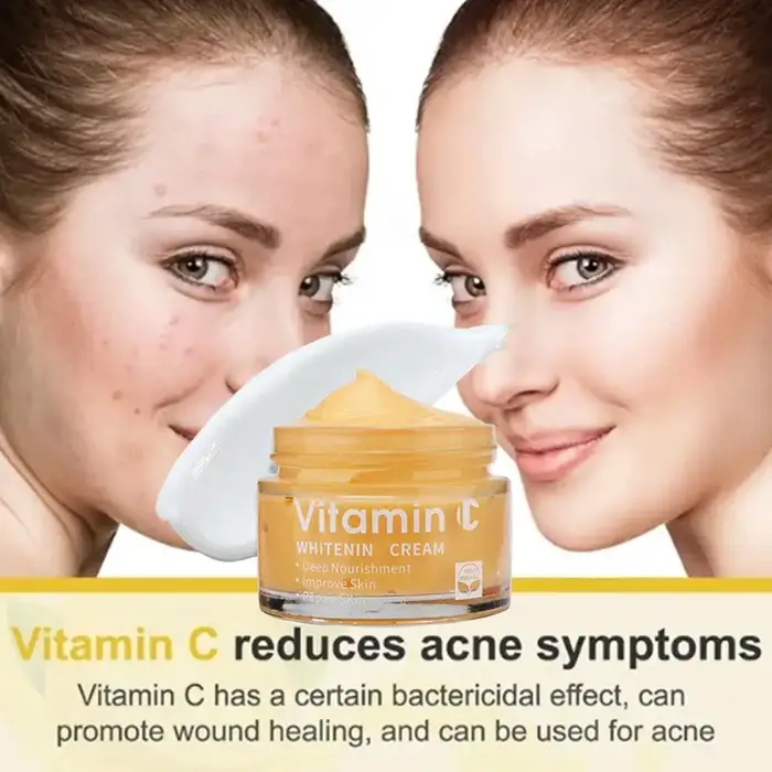 Deep Vita C hydratant pour les femmes Anti-rides raffermissant crème pour le visage estompe les ridules