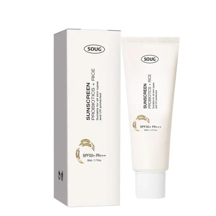 Crème solaire coréenne aux probiotiques de riz SPF50+ Rafraîchissante