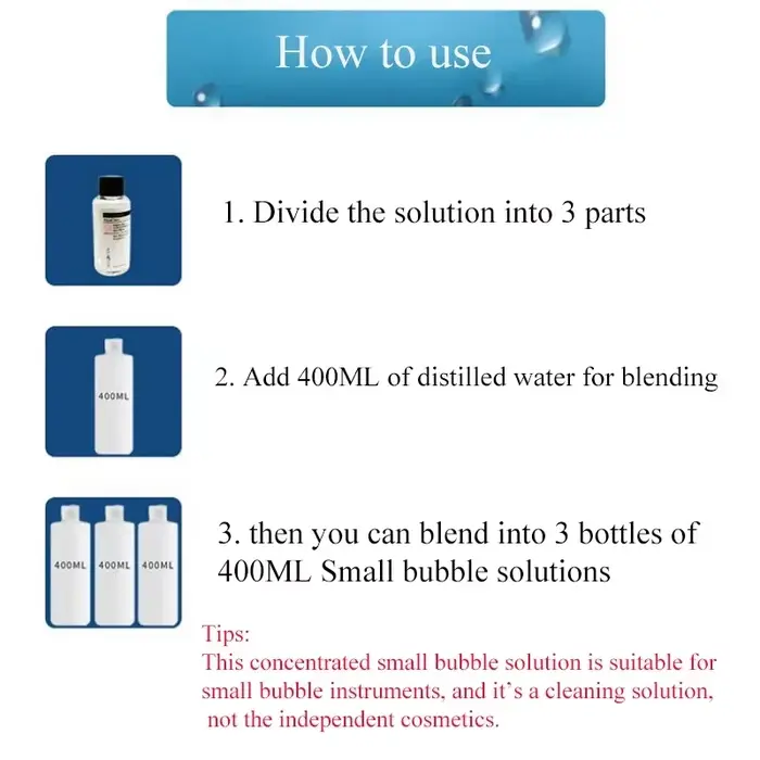 Solution professionnelle dermabrasion