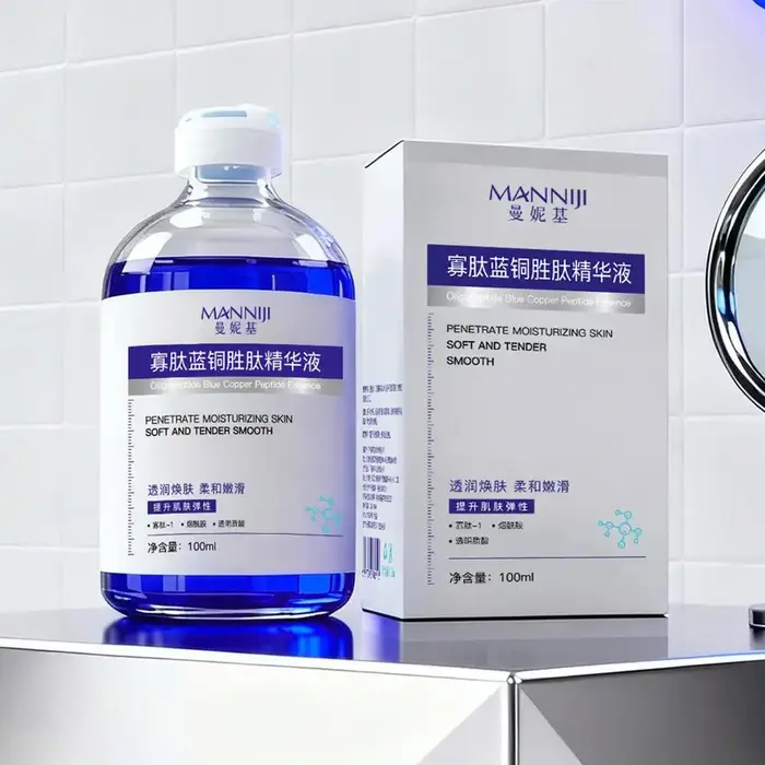 Essence raffermissante au cuivre et aux peptides bleus et rouges 100 ml