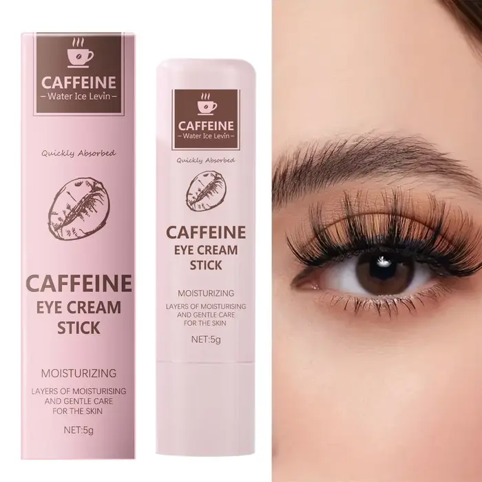 Le bâton de crème pour les yeux à la caféine nourrit la peau