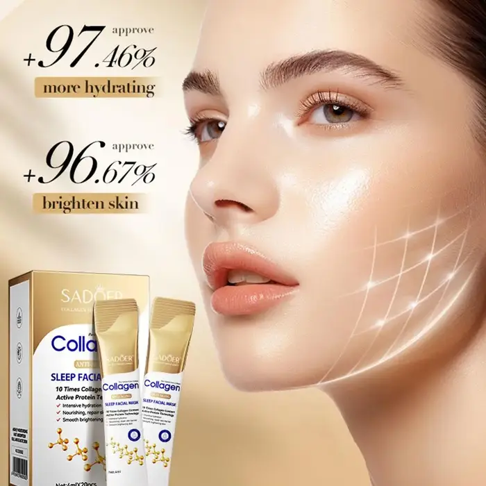 Masques qualifiée aux de sommeil au collagène pour femmes