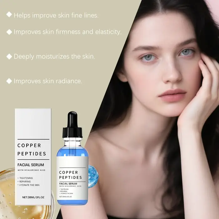 Sérum au cuivre et aux peptides