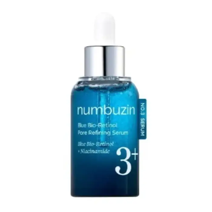 Ensemble de sérums Numbuzin n°2/3/4 - Rose PDRN, Bio-rétinol bleu, Céramide AHA, sérums faciaux exfo