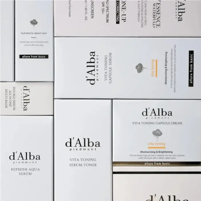 Crème solaire visage Dalba Brand, essence UV blanchissante à la truffe blanche, SPF50+, hydratante, légère, rafraîchissante et douce.