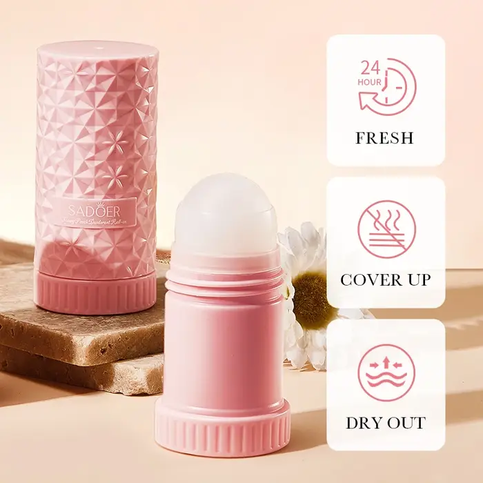 SADOER parfumé Anti odeur crème pour le corps rouleau-On perles Anti-transpiration inodore parfum aisselles cou déodorant soins de la peau