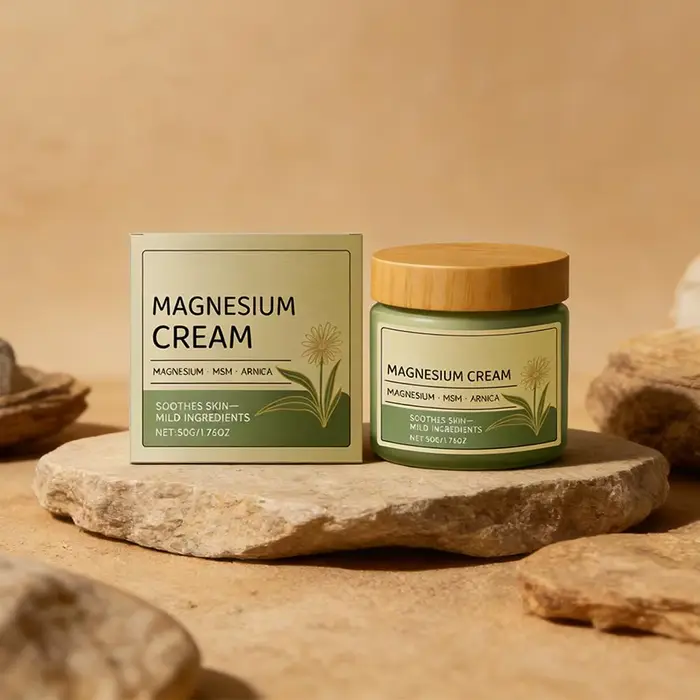 Crème hydratante pour le visage aux ingrédients naturels à base de plantes