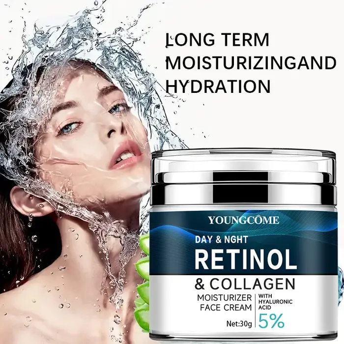 Crème au collagène au rétinol à la vitamine C + E