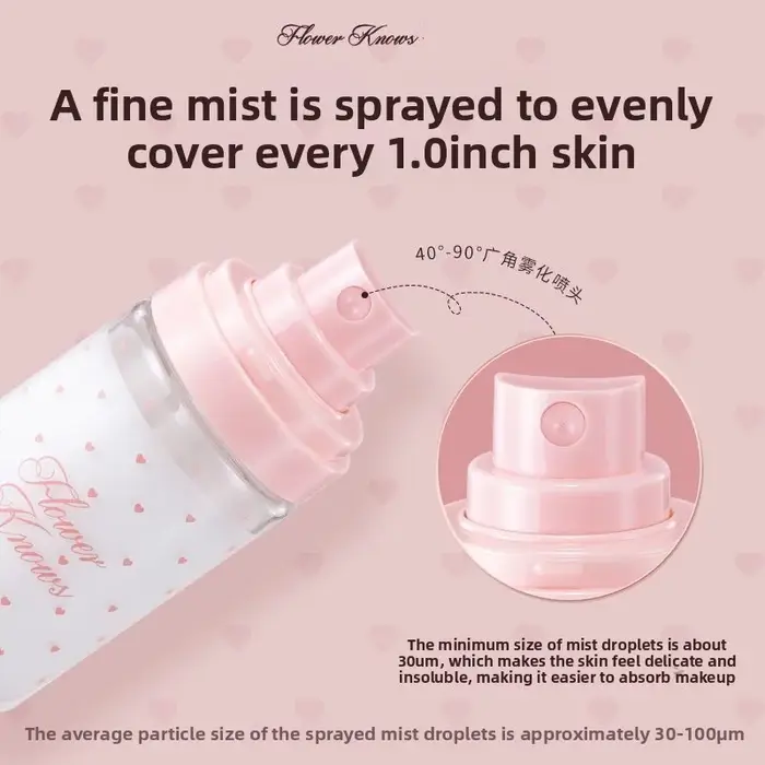Flowerkaren – Spray fixateur d'essence hydratante, pré-maquillage, primaire pour le visage, produits coréens de soins de la peau, brume hydratante pour le visage