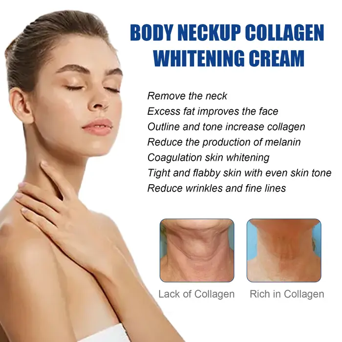Crème au collagène pour le cou