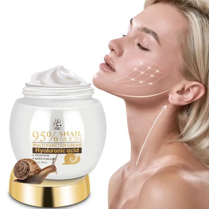 Crème hydratante à l'essence d'escargot - Hydratant, raffermissant pour le visage multi-action jour 