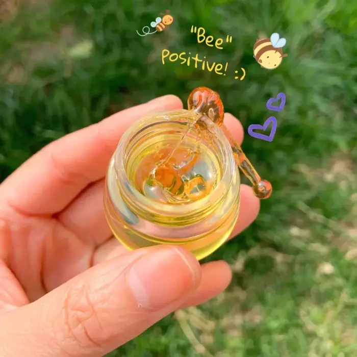 Le masque à lèvres Transparent Honey Pot hydrate