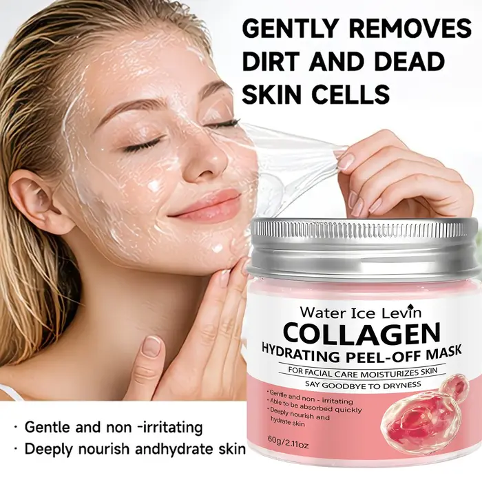 Masque peel off au collagène et acide hyaluronique