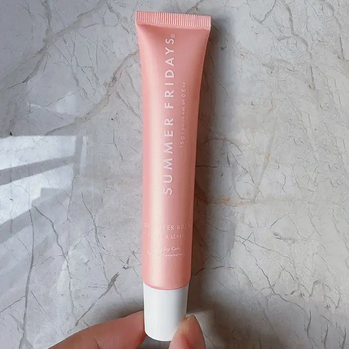 Baume à lèvres hydratant, brillant à lèvres effet miroir, parfum vanille, sucre rose, gâteau au café