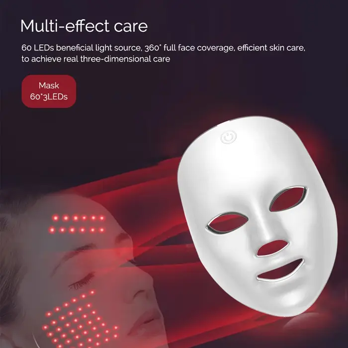 Masque LED sans fil 7 couleurs