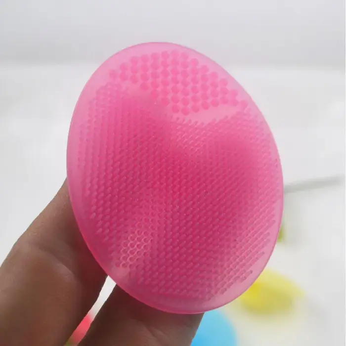 Brosse nettoyante et exfoliante en plastique pour le lavage du visage,non électrique, à poils souple