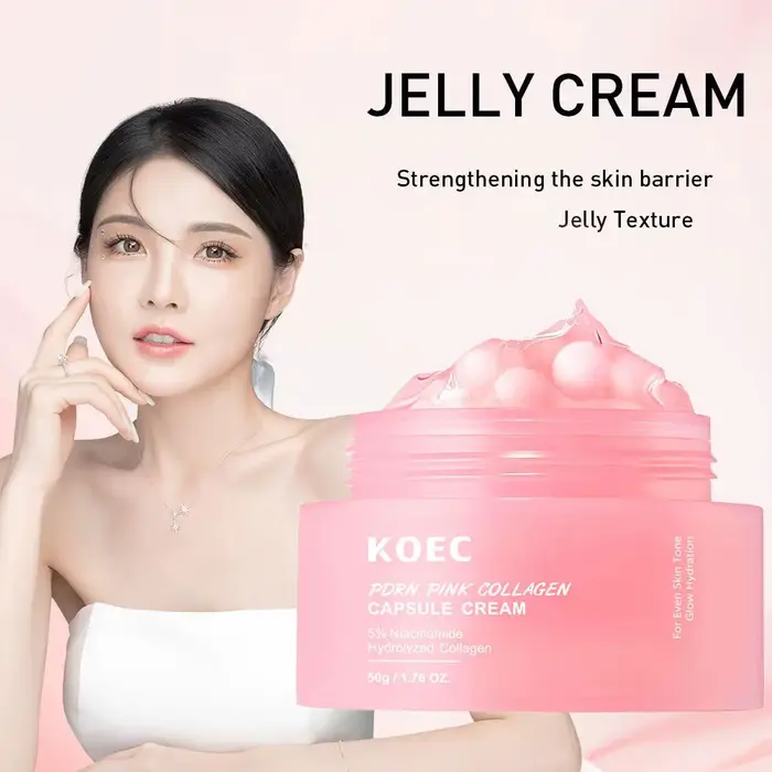 PDRN crème capsule de collagène rose 5% Niachinamide VC
