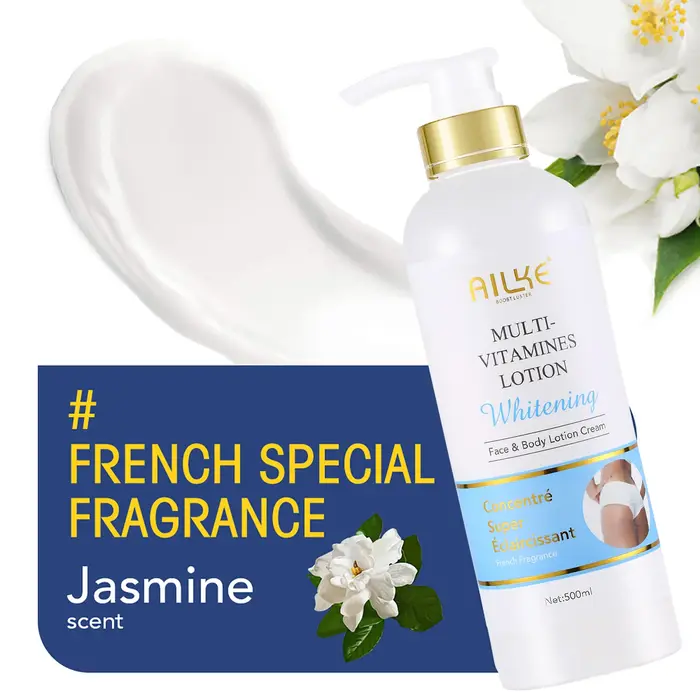 AILKE Lotion pour le corps blanchissante multi-vitamines avec vitamines
