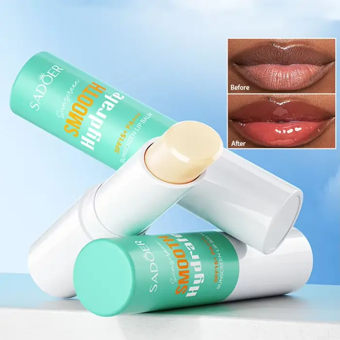 Spf 15 + crème solaire pour les lèvres bloqueur
