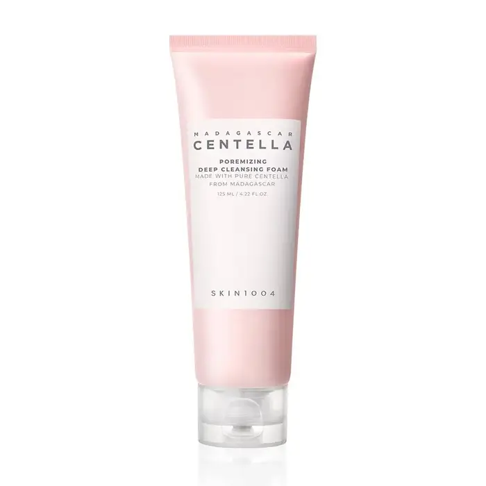 Mousse nettoyante profonde à la Centella coréenne, nettoyant doux pour les pores au sel rose, hydrat