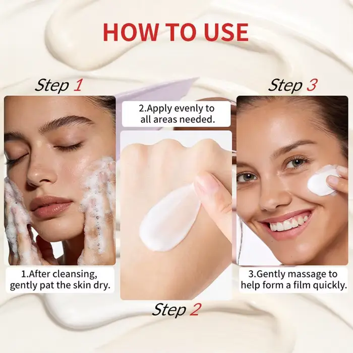Crème solaire teintée SPF 50 PA++++ avec éclat naturel
