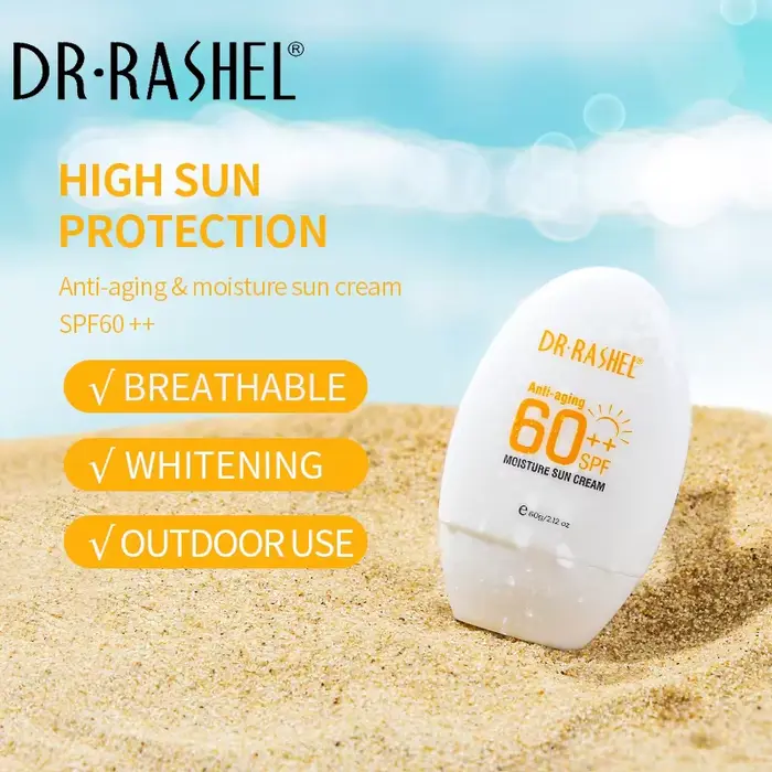 DR RASHEL Crème solaire résistante à l'eau et à la transpiration