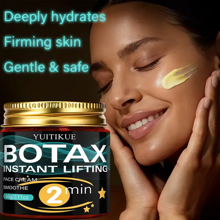 Crème pour le visage liftante instantanée YUITIKUE Botax - 60g Traitement anti-âge lissant en 2 minutes pour tous les types de peau