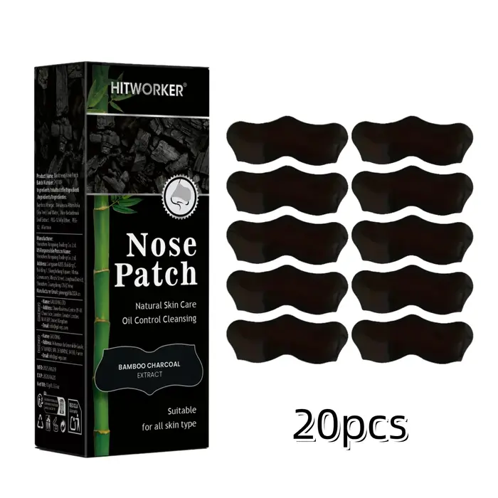 Patchs de nettoyage du nez sans alcool – Bandes nasales douces pour le nettoyage des pores, l'exfoli