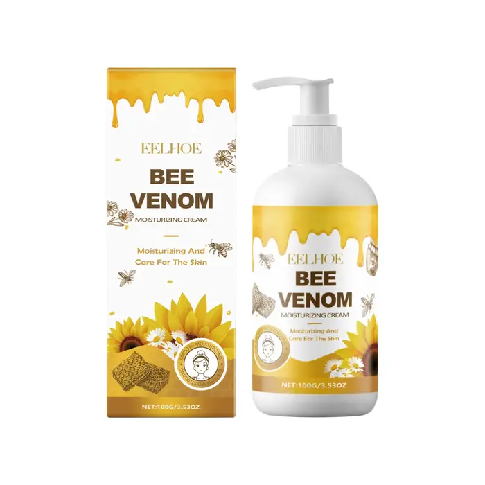 ​ EELHOE crème pour le corps au venin d'abeille hydratation en profondeur hydratant Lifting de la pe
