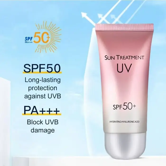 Crème solaire SPF 50 + crème solaire visage corps peau crème de protection huile-contrôle hydratant