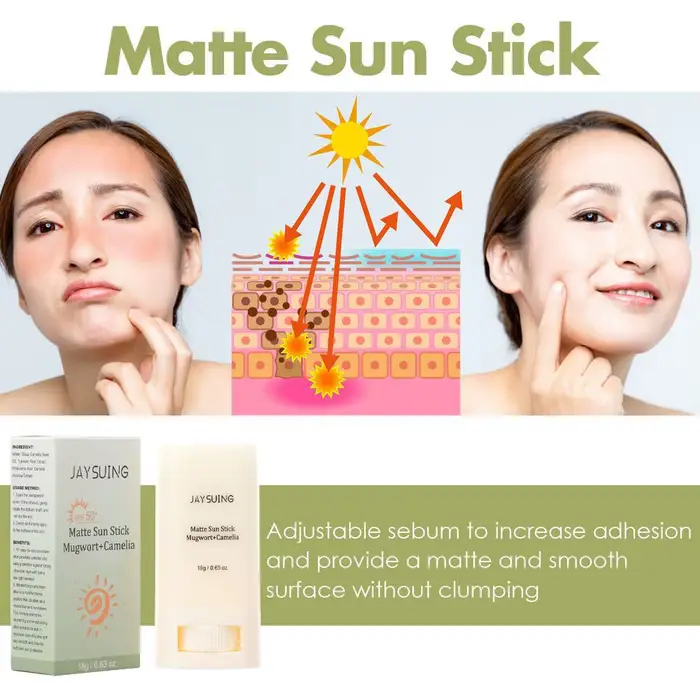 Bâton de protection solaire mat SPF50 +