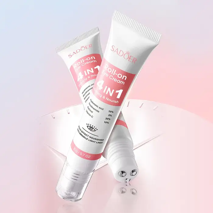 SADOER 4in1 crème hydratante à rouler pour les yeux Anti cernes sacs