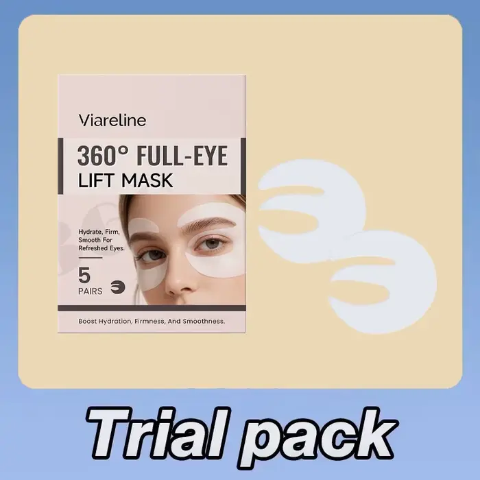 Viareline Patchs hydratants pour les yeux à la vitamine C |   Masque hydratant et nourrissant pour l