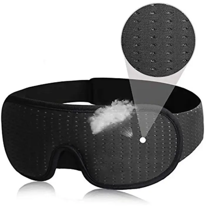 1/2 pièces Masque de sommeil 3D Premium