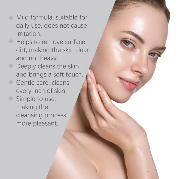 Poudre de lavage du visage enzymatique