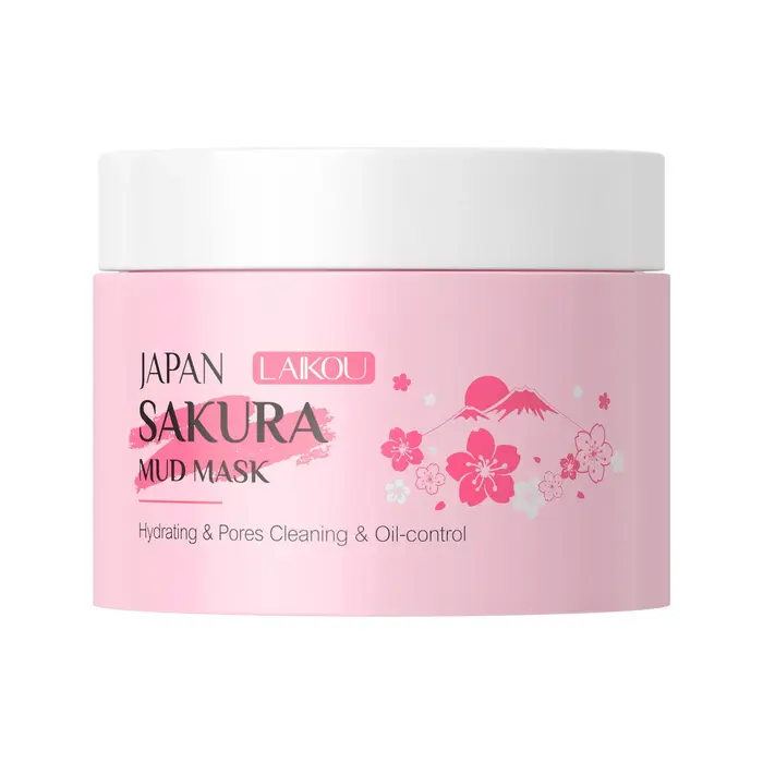 Masque à l'argile de cerisier LAIKOU 25g/90g Nettoyage en profondeur Contrôle du sébum Élimination d