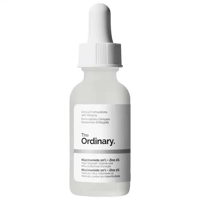 Niacinamide 10% + Zinc 1% sérum 30ml améliore la luminosité de la peau améliorer la Texture réduire 