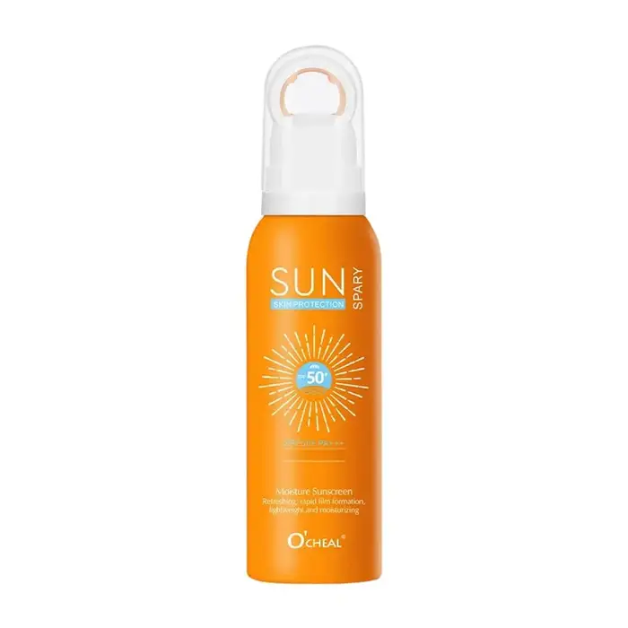 Spray solaire hydratant rafraîchissant avec SPF50+ PA+++, protection solaire non grasse, spray solai