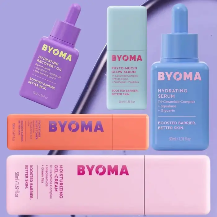 BYOMA Crème Gel Hydratante & Réparatrice pour le Visage