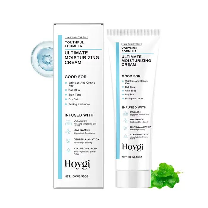 Hoygi Centella Asiatica Cica crème hydratante apaisante quotidienne pour peau sensible éclaircissant