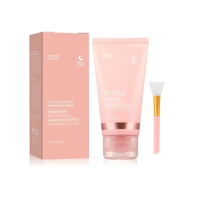 Masque Facial à décoller au collagène, hydrate en profondeur, soin de nuit, crème coréenne, masque d