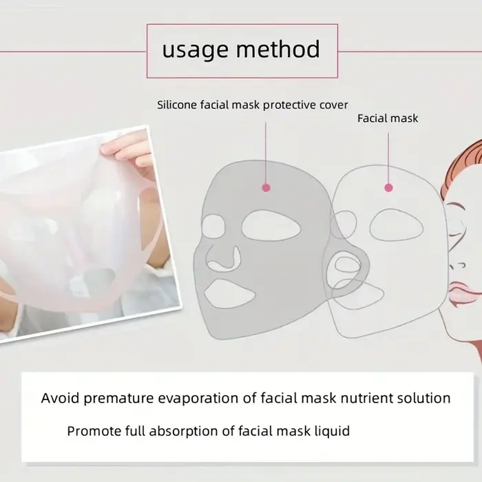 Couverture de masque en Silicone 3D
