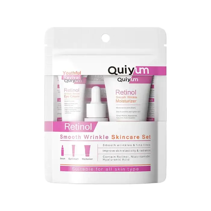 Ensemble de soins de la peau au rétinol, kit de routine de soin du visage hydratant, sérum au rétino