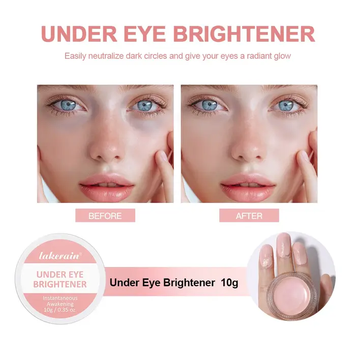 Crème hydratante éclaircissante pour les yeux et contour du visage - Couvrance totale