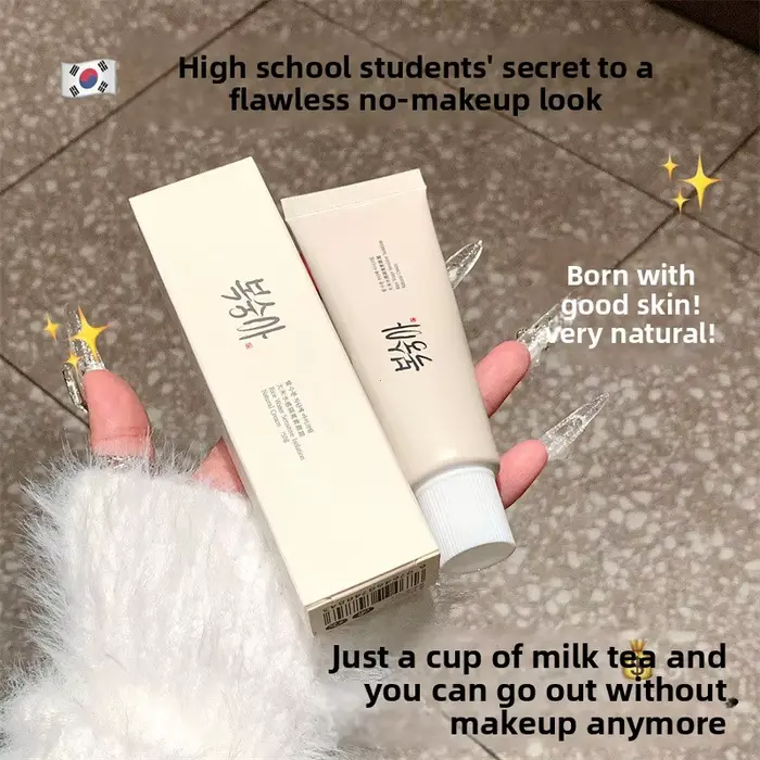Crème à l'extrait de riz coréen Spf50 +
