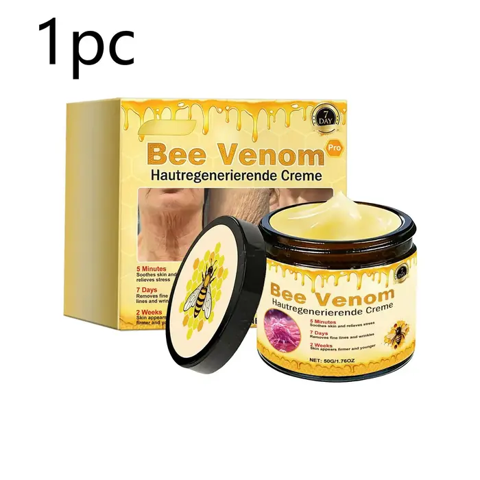 Crème au venin d'abeille Soulage les rougeurs Répare les dommages cutanés Renforce la barrière cutanée Hydratation